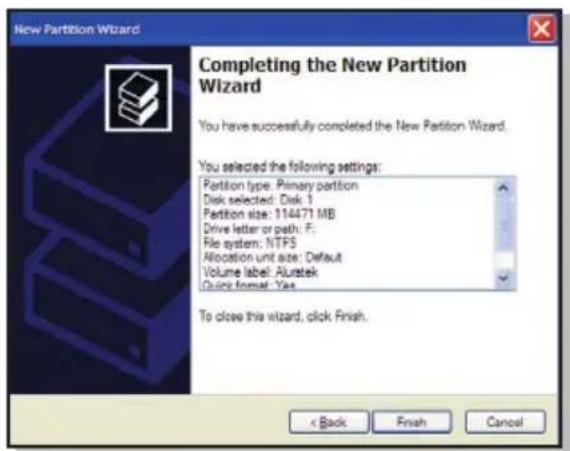 Aluratek AHDURS250F160 - Setup Hard Drive RFID and Encryption cont. - 3