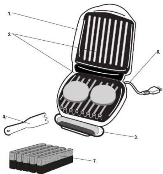 Applica Champ Grill GR10B - CABLE ÉLECTRICO - 1