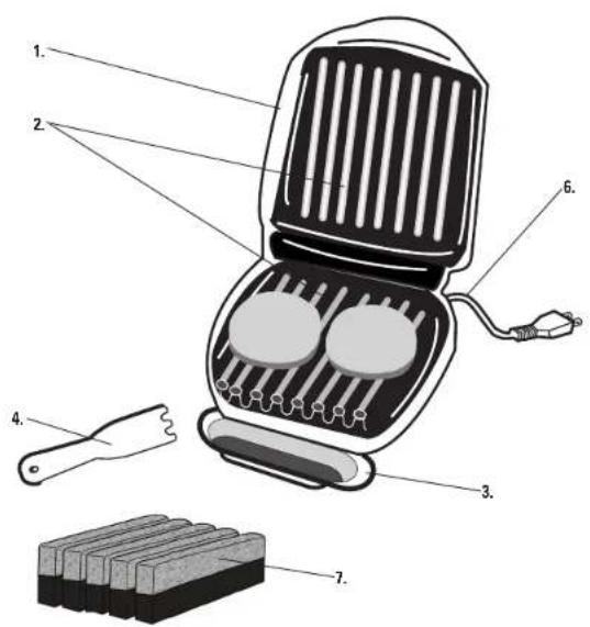 Applica Champ Grill GR10B - ELECTRICAL CORD - 1
