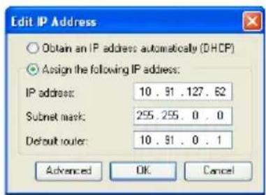 AXIS P3344 - Attribution d'une adresse IP à un seul périphérique - 1