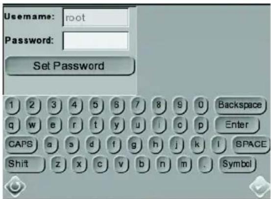 AXIS T8412 - Configurazione della password tente root - 1