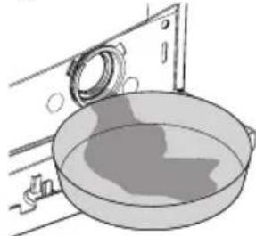 BEKO WMD 67125 - Evacuation de toute eau restante et nettoyage du filtr de la pompe - 4