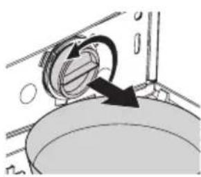 BEKO WMD 67125 - Evacuation de toute eau restante et nettoyage du filtr de la pompe - 3