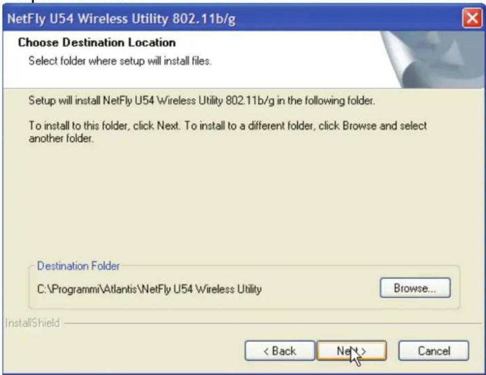 ATLANTIS-LAND NetFly USB 54 - Cliquer sur Next. - 1