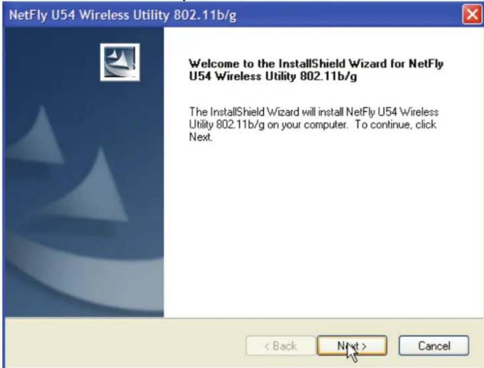 ATLANTIS-LAND NetFly USB 54 - Suivez maintenant la procédure d'installation. - 1