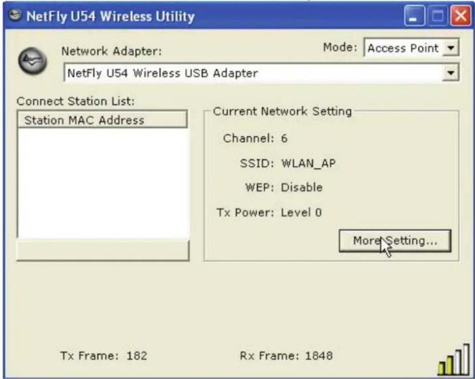 ATLANTIS-LAND NetFly USB 54 - AP Mode (seulement pour Windows XP) - 1