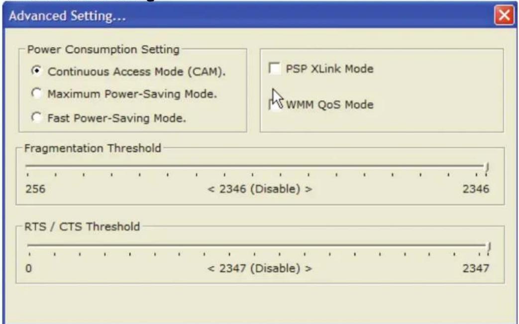 ATLANTIS-LAND NetFly USB 54 - Advanced Settings. - 1