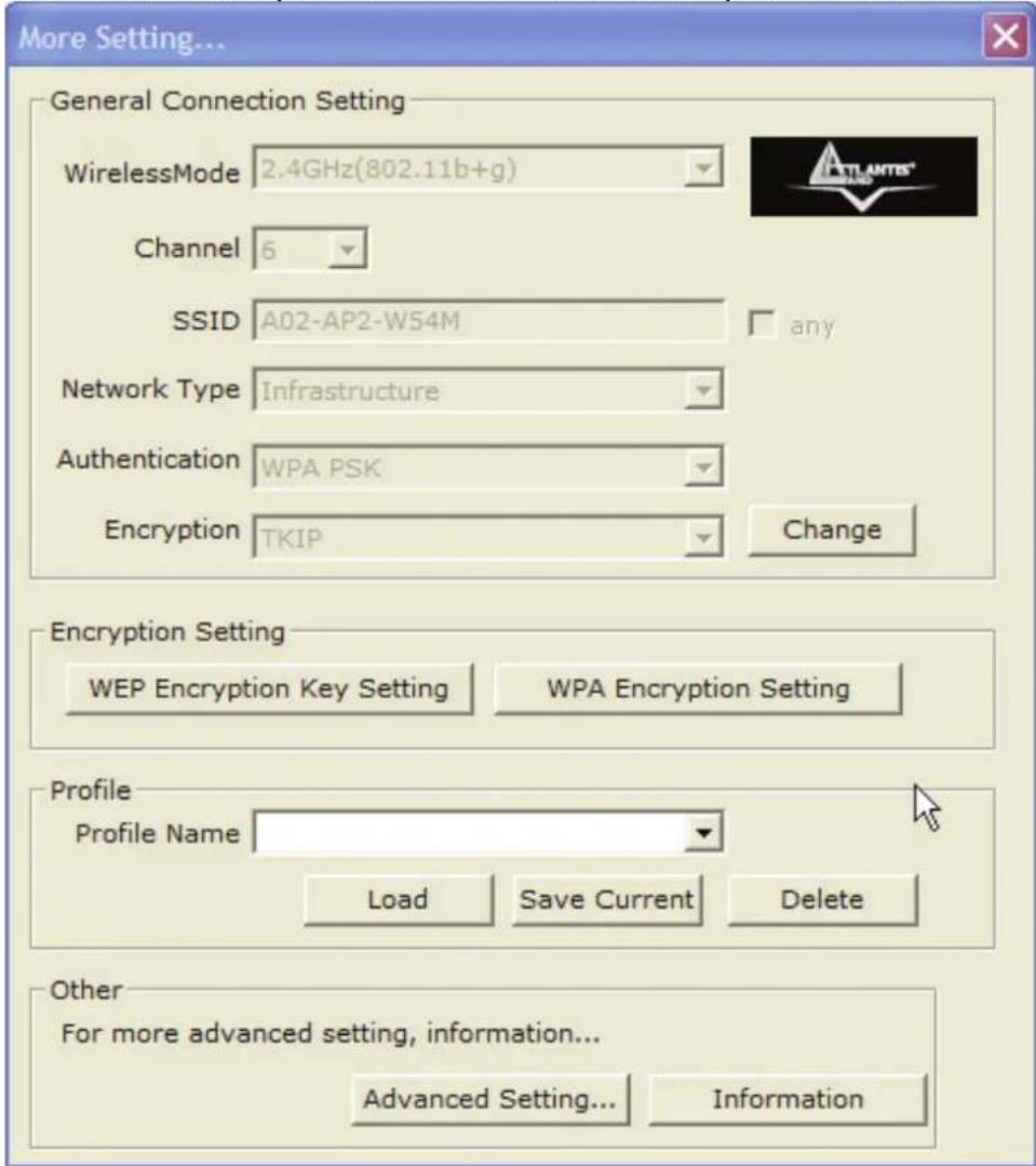 ATLANTIS-LAND NetFly USB 54 - Créer des profils - 1