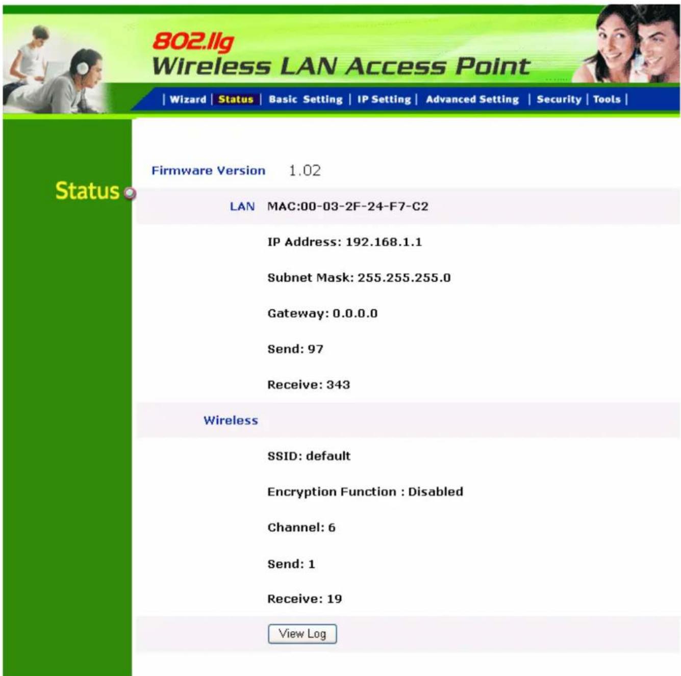 ATLANTIS-LAND NetFlyAP1P - Configuration avec le Navigateur - 2