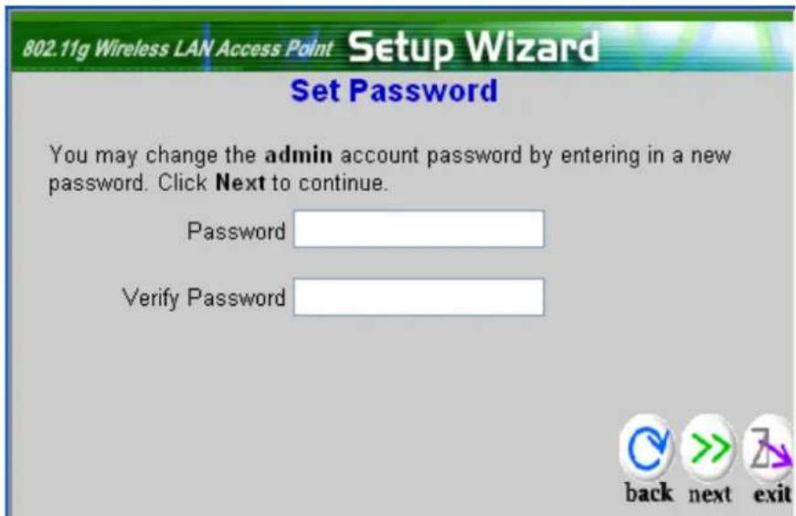 ATLANTIS-LAND NetFlyAP1P - Step 1: Modification du mot de passe - 1