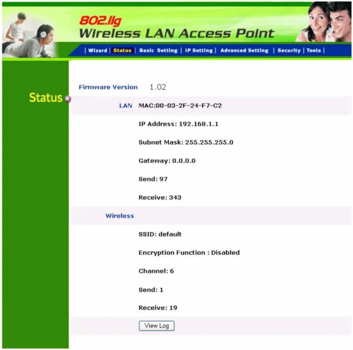 ATLANTIS-LAND NetFlyAP1P - Status - 1