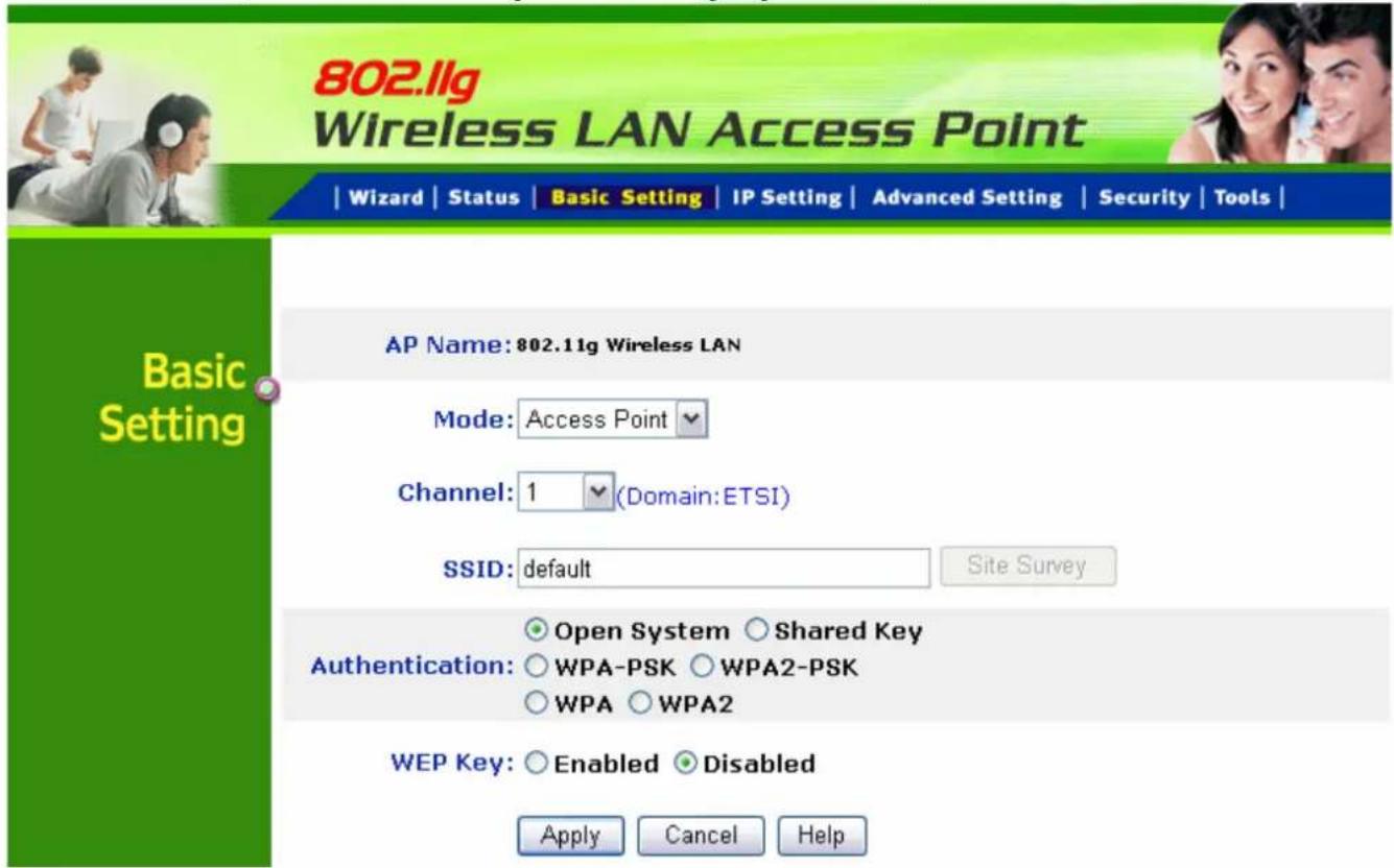 ATLANTIS-LAND NetFlyAP1P - Basic Settings - 1
