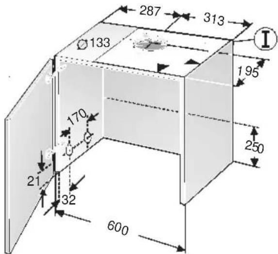 BALAY 3BT737 N - Abluft nach oben: - 1