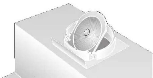 BALAY 3BT737 X - Installing the one-way flap: - 2