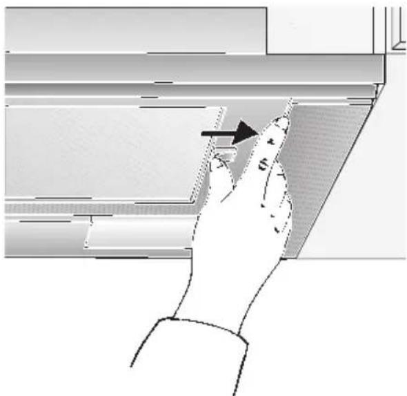 BALAY 3BT737 X - For appliances with a glass plate in the pull-out vapour extractor: - 1