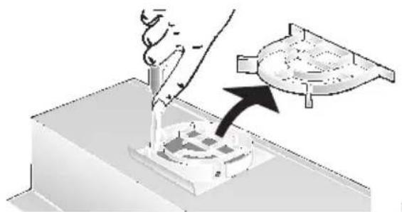 BALAY 3BT737 X - Installing the one-way flap: - 1