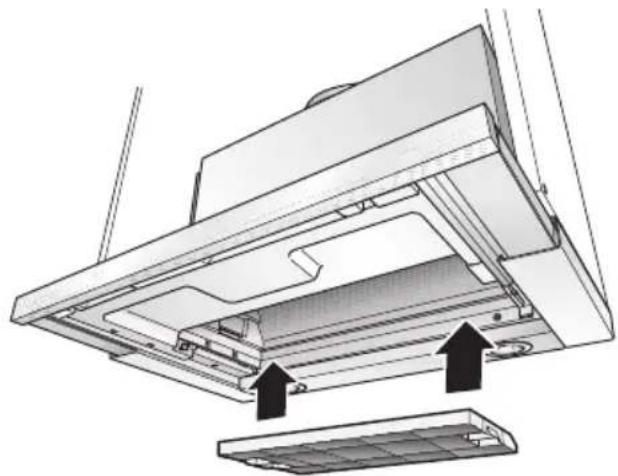 BALAY 3BT769 X - Inserting the filter: - 1
