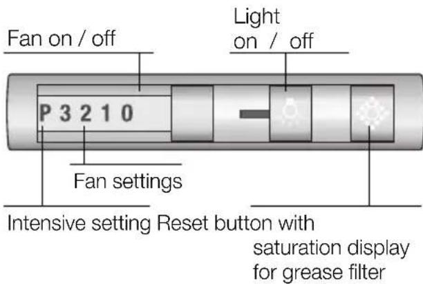 BALAY 3BT769 X - Operating the extractor hood - 3