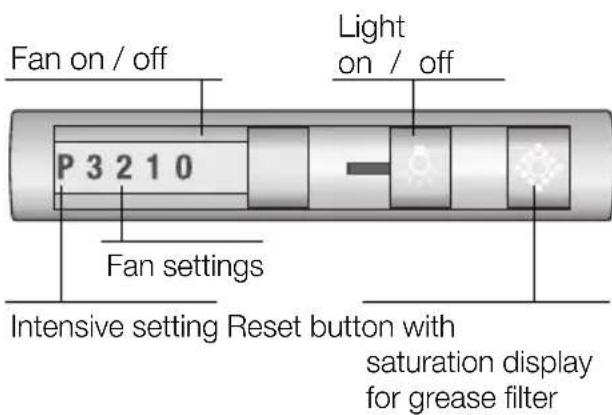 BALAY 3BT779 X - Operating the extractor hood - 3