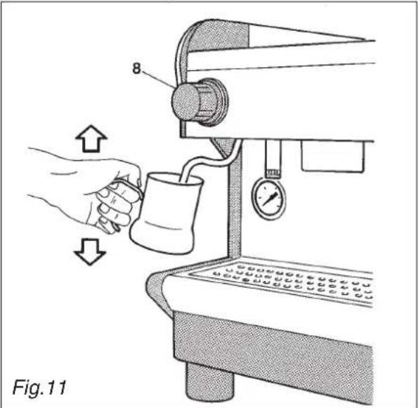 Bea-fon S20 - Come si prepara il cappuccino (Fig.11) (escluso DE/H TS) - 1