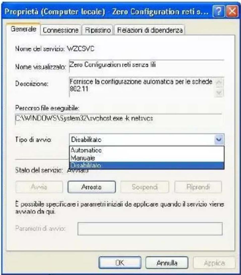 ATLANTIS-LAND WebShare WSN3 - APPENDICE A: Disabilitare Zero Configuration - 1