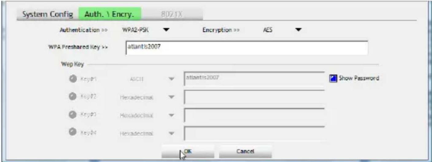 ATLANTIS-LAND NetFly UP4 WN - Configuring WPA-PSK / WPA2-PSK security - 1