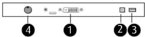 Barco MDNG2121 - Connexion des câbles de signal - 2