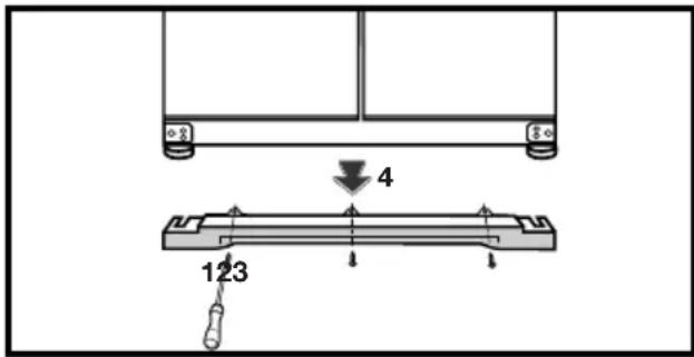 BEKO GNE 114613 X - Floor balance adjustment - 2