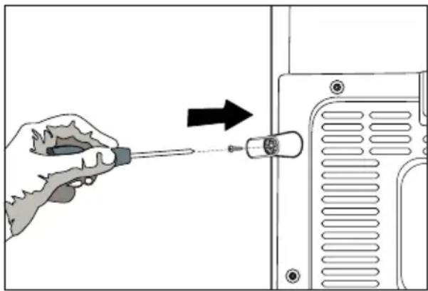 BEKO GNE 114613 X - Changing the illumination lamp - 2