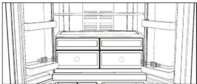 BEKO GNE 114613 X - Éclairage bleu - 1