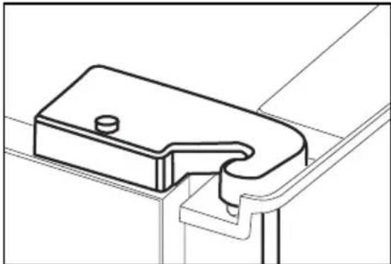 BEKO GNE 114613 X - Adjusting the gap between the upper door - 6