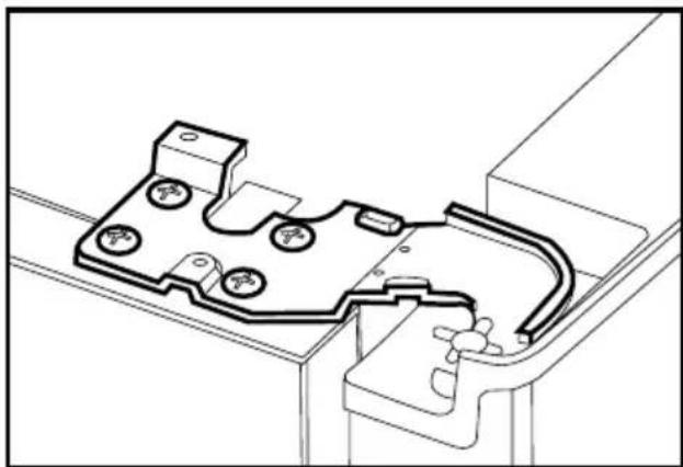 BEKO GNE 114613 X - Ajustar o espaço entre a porta superior - 3