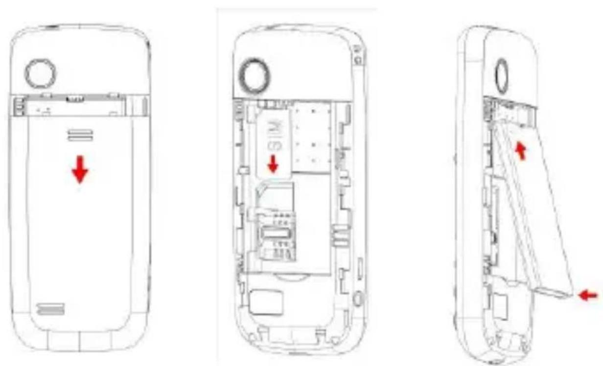 Bea-fon S35 - Installation de la carte SIM - 1