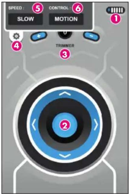 BEEWI KickBee - Android interface - 1