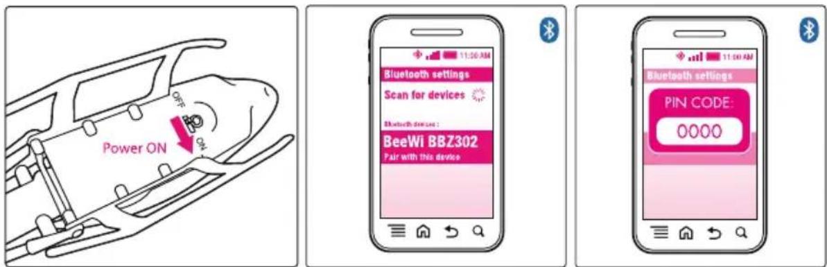 BEEWI StingBee - Emparejamiento - 1