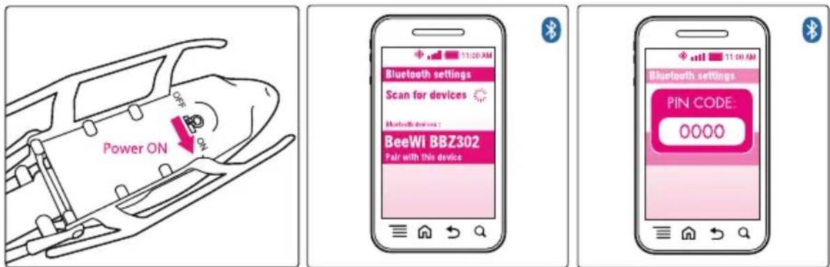 BEEWI StingBee - Conectarea - 2