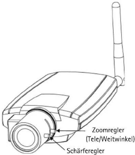 AXIS 211W - Bild und Fokus einstellen - 1