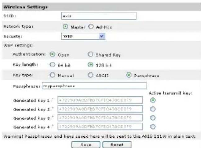AXIS 211W - WEP - 1