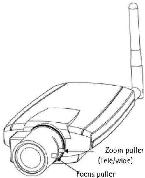 AXIS 211W - Adjust the image and focus - 1