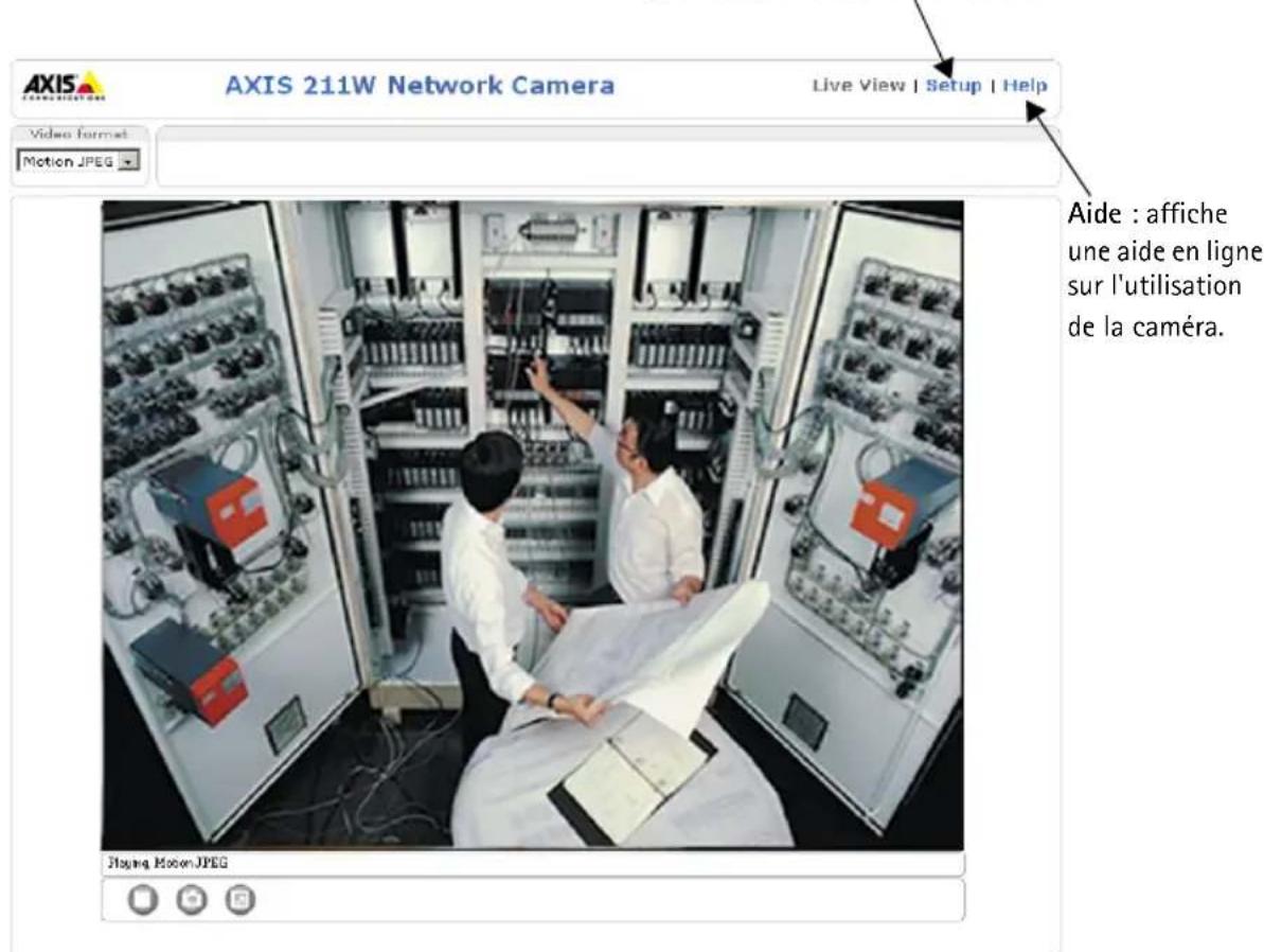 AXIS 211W - Définition du mot de passage - 2