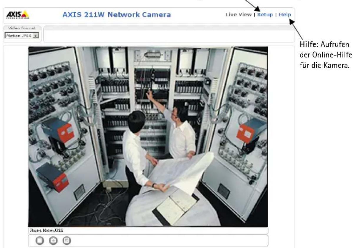 AXIS 211W - Kennwort festlegen - 2