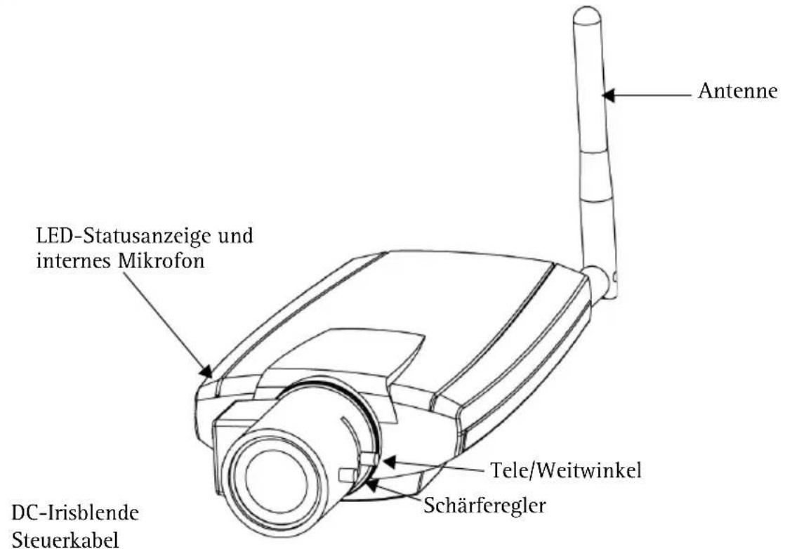 AXIS 211W - Hardwareübersicht - 1