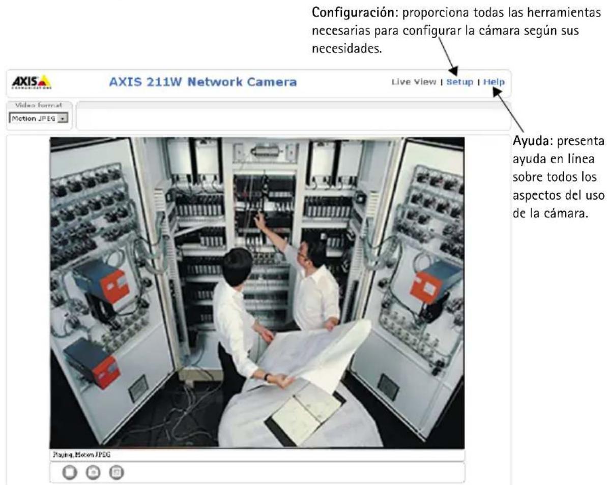 AXIS 211W - Configuración de la contrasea - 2