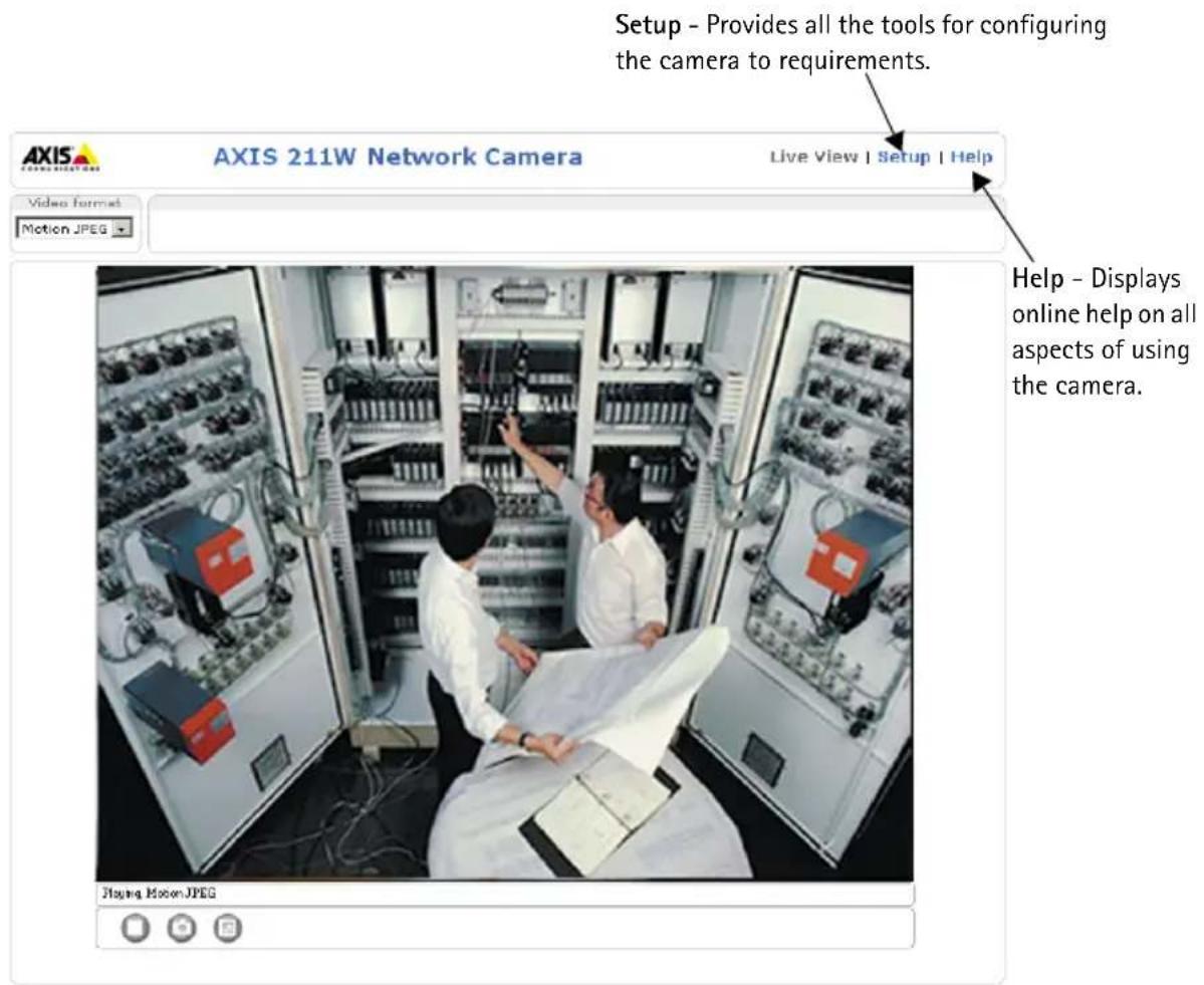 AXIS 211W - Set the password - 2