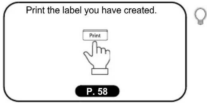 BROTHER PT2710 - | Print the label. - 1