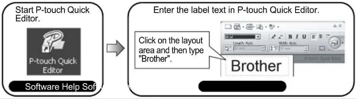 BROTHER PT2710 - ■ Create a label with your personal computer - 2