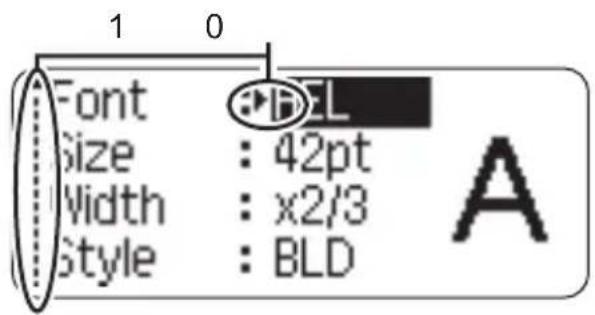 BROTHER PT2710 - LCD Display - 2