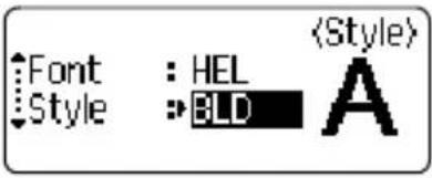 BROTHER PT2710 - Using Templates - Example creating an Asset Tag - 3
