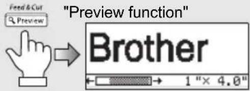 BROTHER PT2710 - | Print the label. - 2
