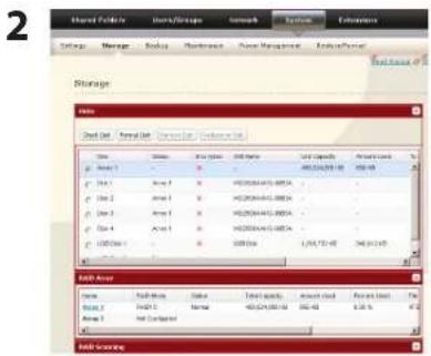 BUFFALO TSWX2.0TLR1 - • Utilisation du mode RAID 0 - 1